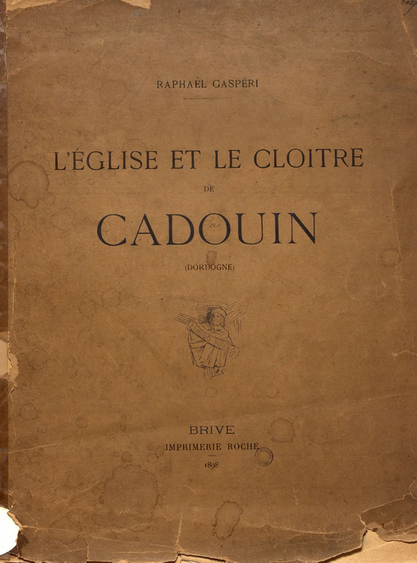 L'église et le cloître de Cadouin, Dordogne
