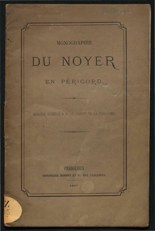 Monographie du noyer en Périgord