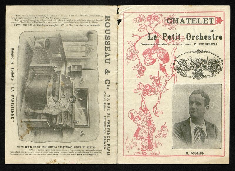 Châtelet -  Le Petit Orchestre - M . Pougaud