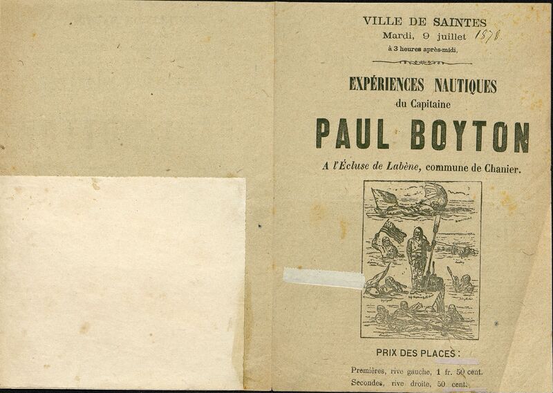 Expériences nautiques du Capitaine Paul Boyton