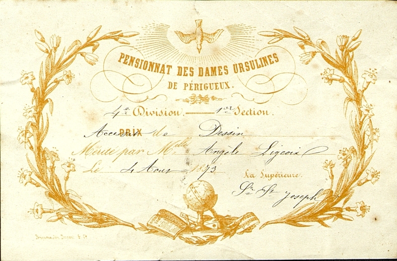 Pensionnat des dames Ursulines de Périgueux