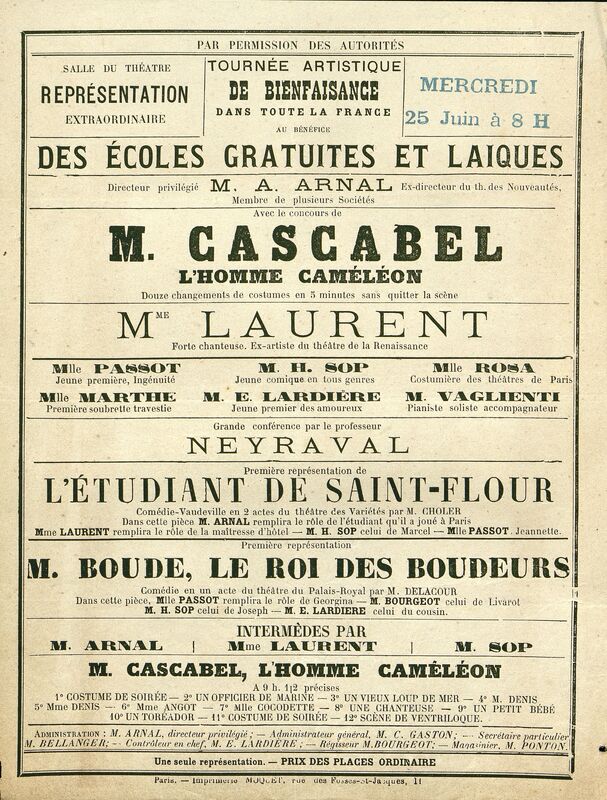 M. Cascabel L'Homme caméléon