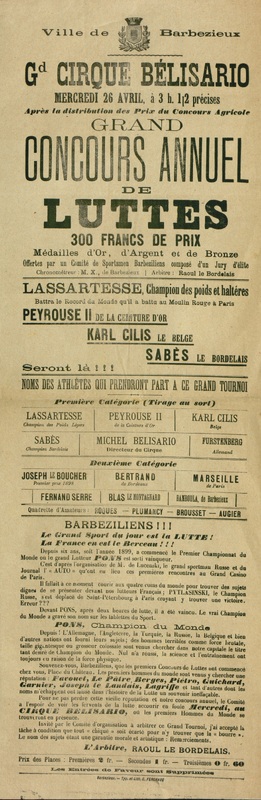 Grand concours annuel de luttes