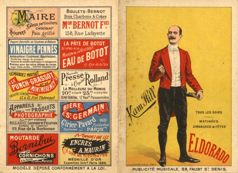 Kam Hill à l'Eldorado. Le Pendu .Vignettes publicitaires [Dépliant publicitaire]