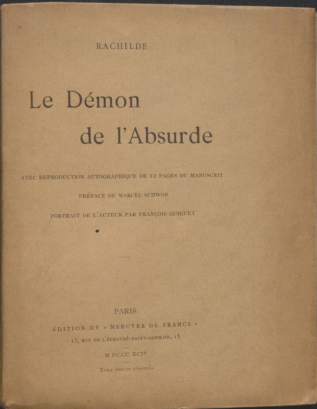 Le Démon de l'absurde