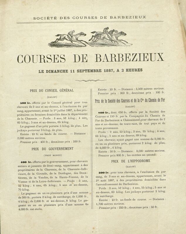 Courses de Barbezieux