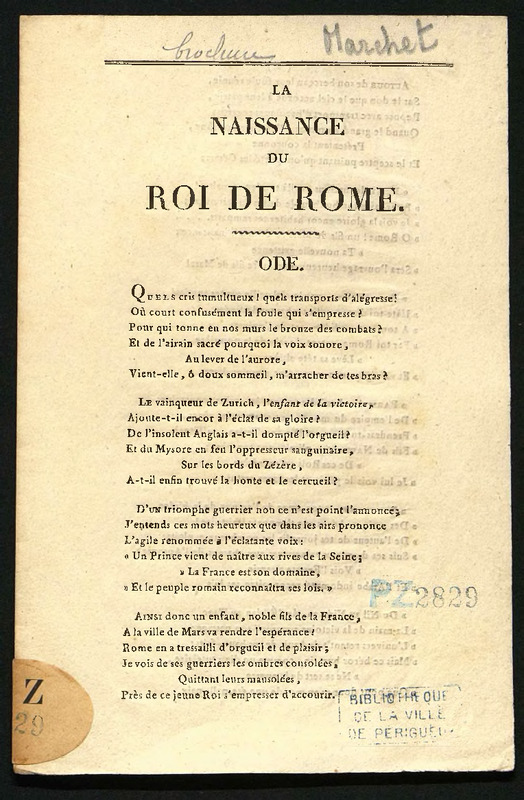 La Naissance du roi de Rome
