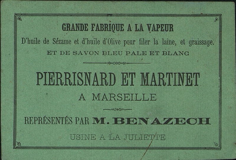Grande Fabrique à la Vapeur Pierrisnard et Martinet
