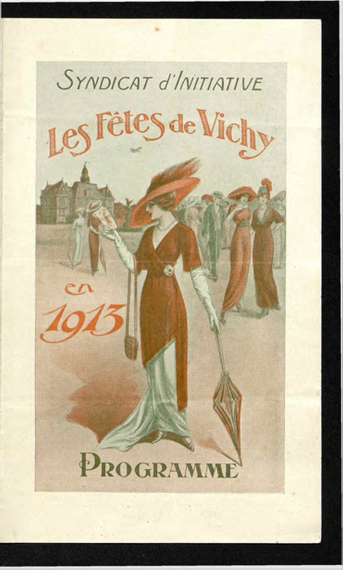 Les Fêtes de Vichy. Programme.