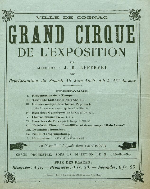 Grand Cirque de l'exposition