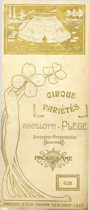 Programme  Cirque variétés
