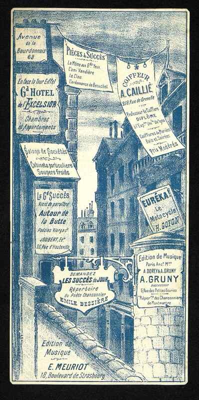 Fragments de publicités commerciales