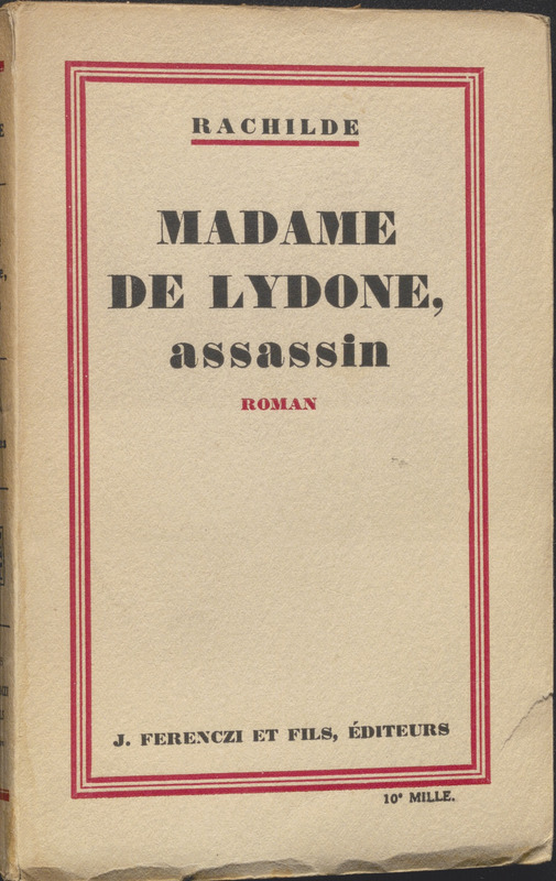 Madame de Lydone, assassin