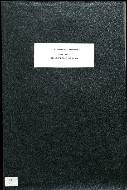 Ex-libris de la famille de Bessset