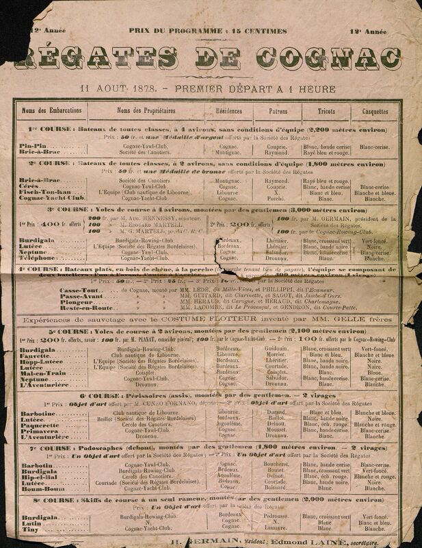 Régates de Cognac