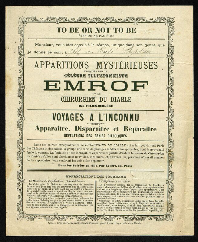 Apparitions mystérieuses