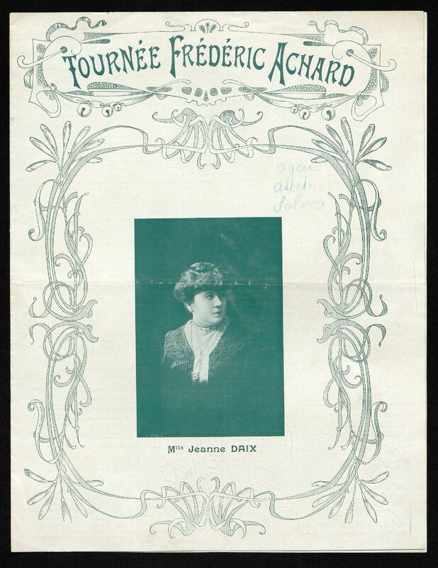 Tournée Frédéric Achard