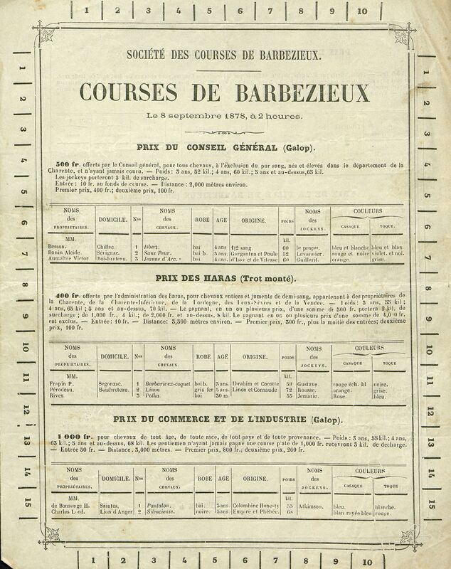 Courses de Barbezieux