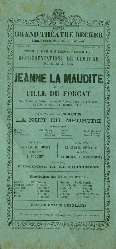 Jeanne la Maudite ou la Fille du Forçat