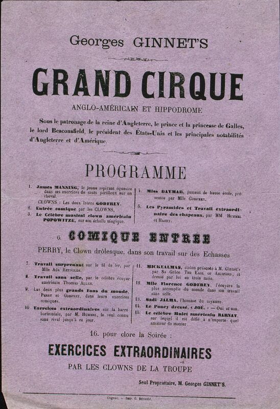 Grand Cirque anglo-américain et hippodrome