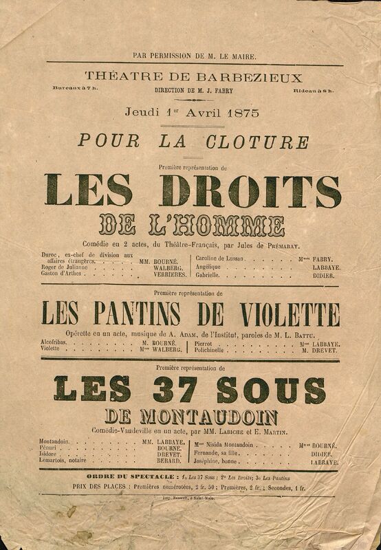 Les Droits de l'homme