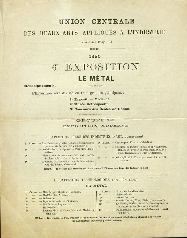 6e exposition le Métal