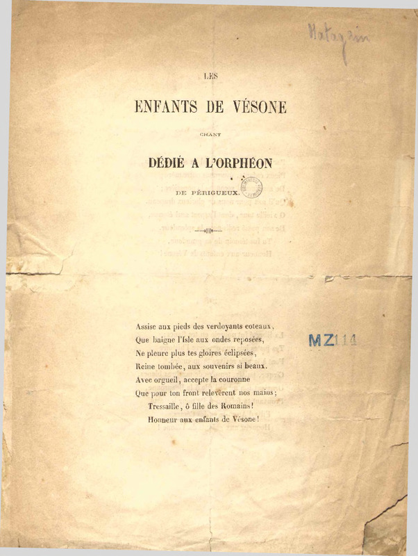 Les Enfants de Vésone