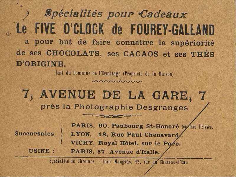 Le Five o'clock de Fourey-Galland.