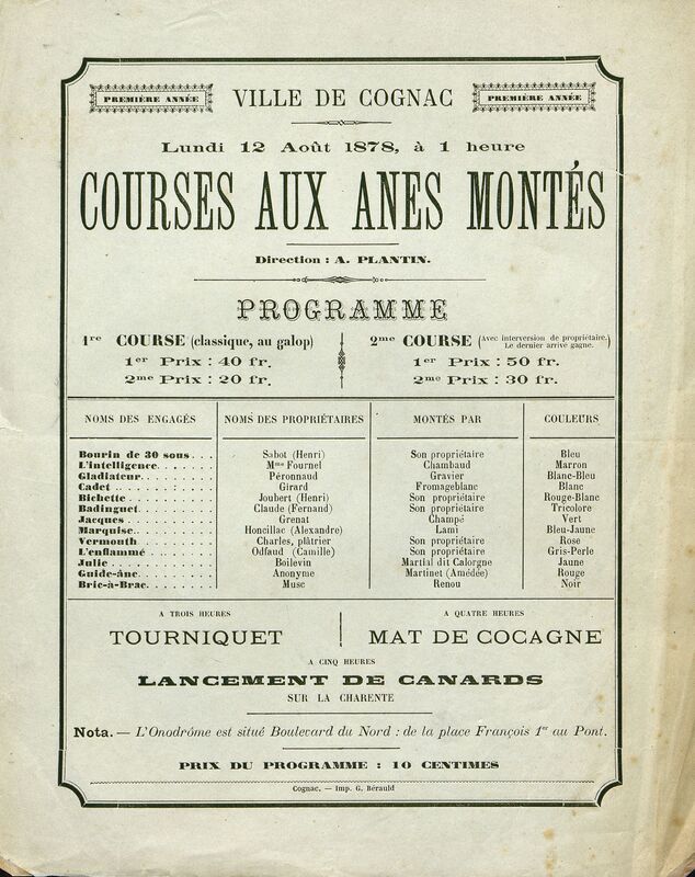 Courses aux Ânes Montés