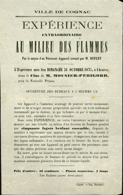 Expérience extraordinaire au milieu des flammes