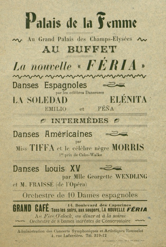Palais de la Femme au Grand Palais des Champs-Elysées