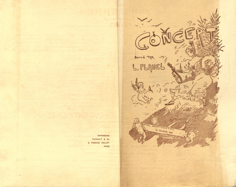 [Programme de concert ]