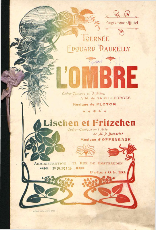 L'Ombre. Programme officiel