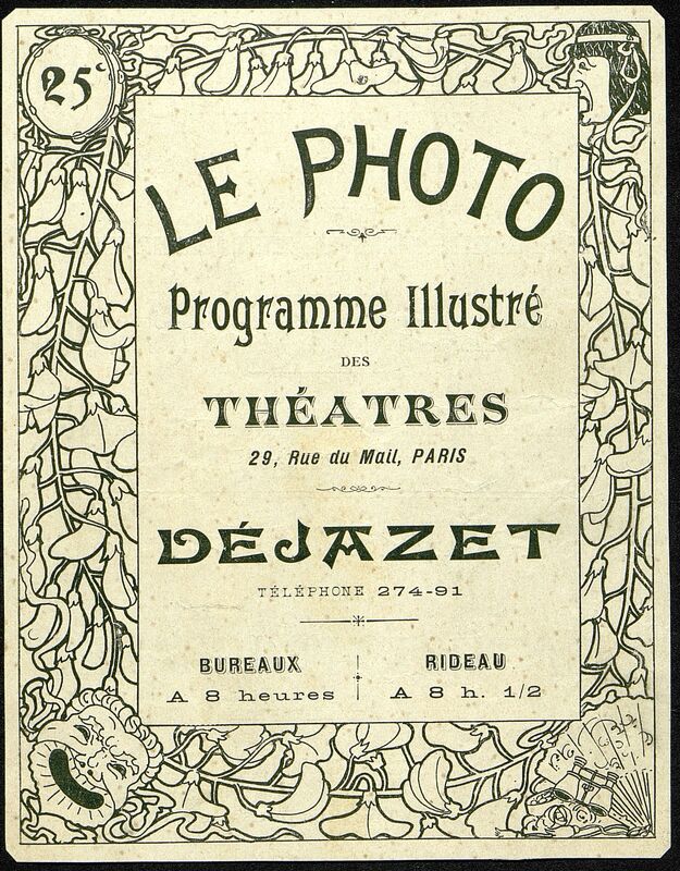Cartes-postales théâtrales : reproduction photographique