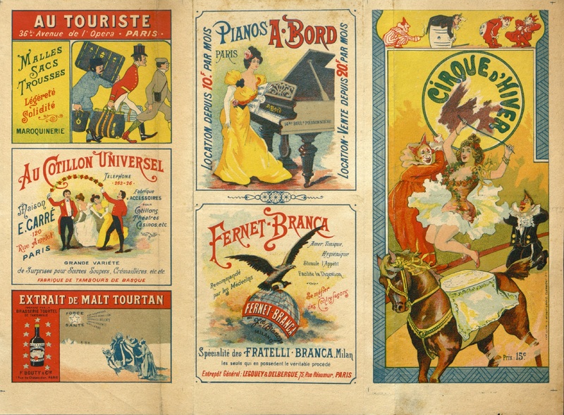 Programme du Cirque d'hiver